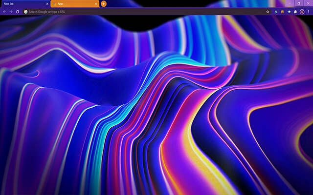 Abstractium - Sykl Chrome theme preview 1