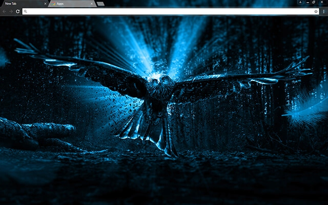 Adler Owl Chrome theme preview 1