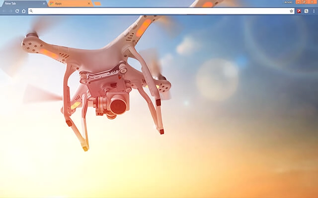 Air Drone Chrome theme preview 1