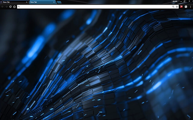 Alien Blue Theme For Google Chrome