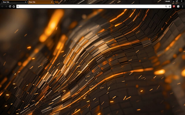 Alien Forge Chrome theme preview 1