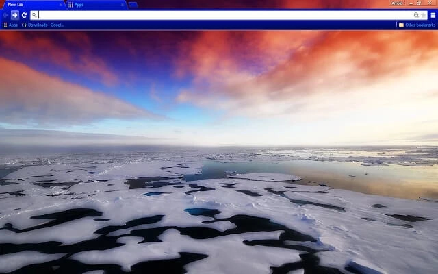 Arctic Sea Ice Chrome theme preview 1
