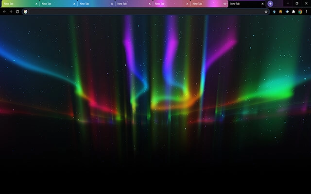 Aurora - Multi Color Tabs Theme For Google Chrome