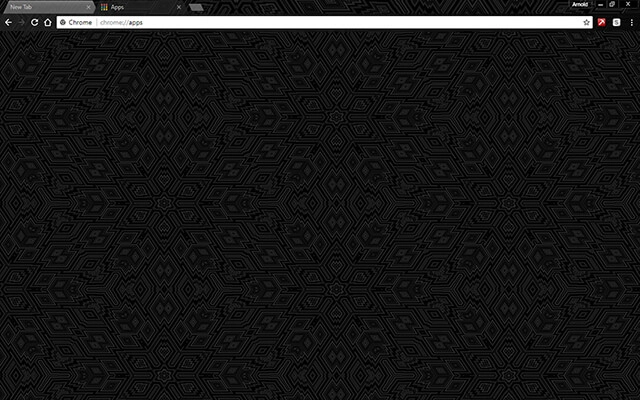 Black Design Chrome theme preview 1