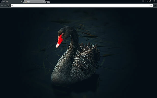Black Swan Chrome theme preview 1