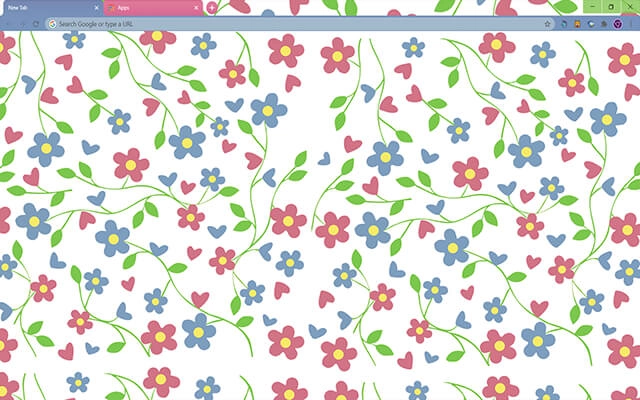 Blossoms of Love Theme For Google Chrome