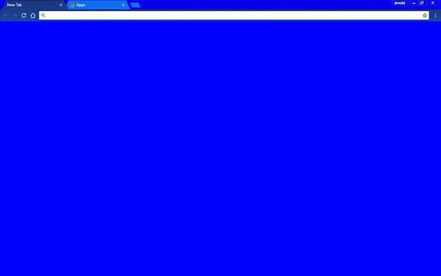 Blue Bloo Chrome theme preview 1