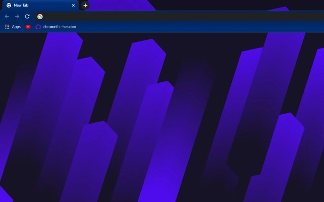 Blue Line Chrome theme preview 1