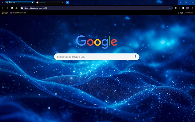 Blue Particles preview