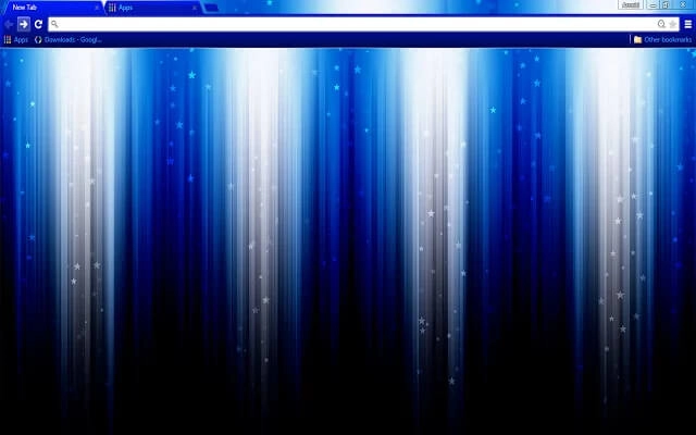 Blue Star Chrome theme preview 1