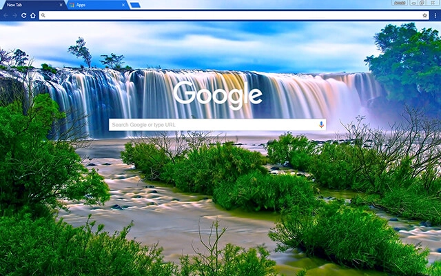 Blue Waterfall preview