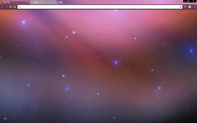 Blurred Space Theme For Google Chrome
