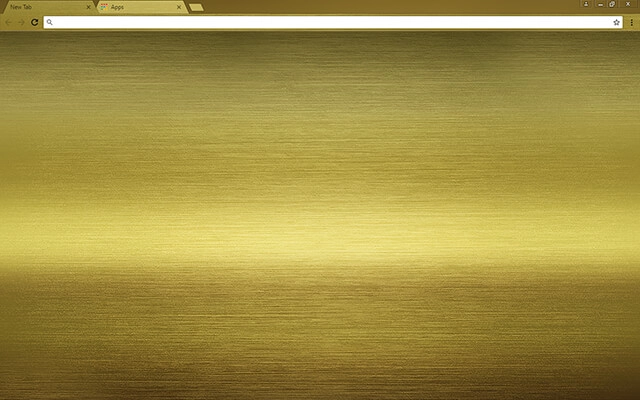 Brushed Gold Theme For Google Chrome