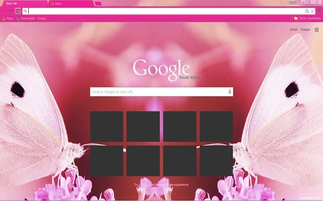 Butterflies Chrome theme preview 1
