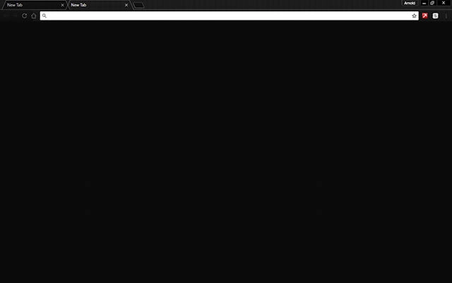Carbon Blackout Chrome theme preview 1