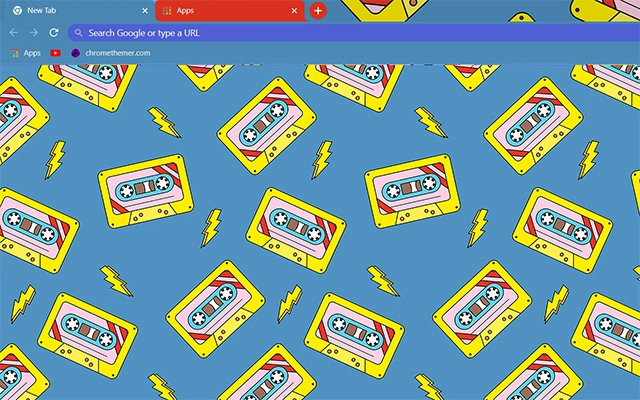 Casette Tapes Chrome theme preview 1