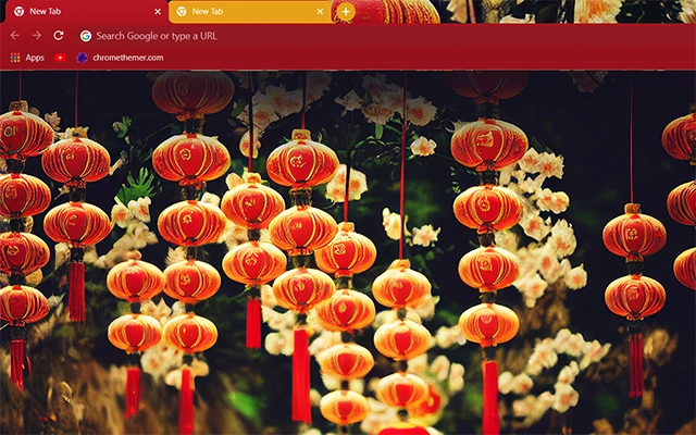 Chinese New Year Theme For Google Chrome