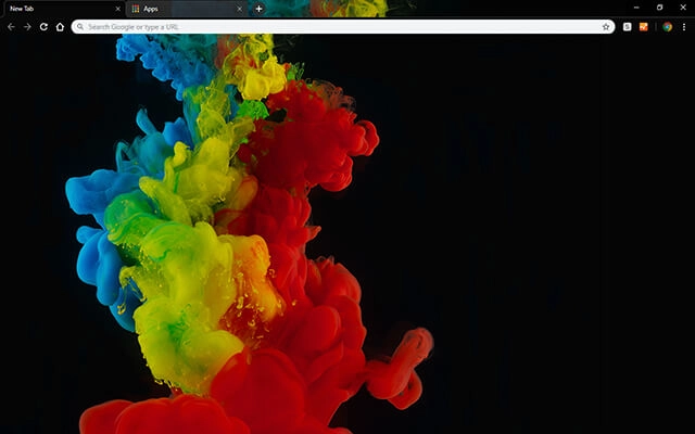 Color Abstraction Chrome theme preview 1