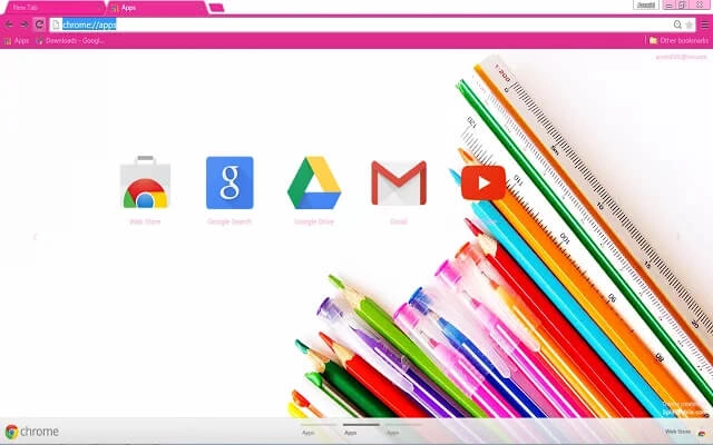 Color Chrome theme preview 1
