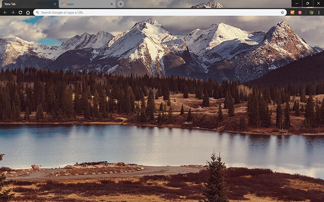 Colorado Mountains Chrome theme preview 1