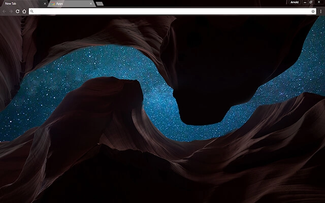Cosmic Canyon Theme For Google Chrome