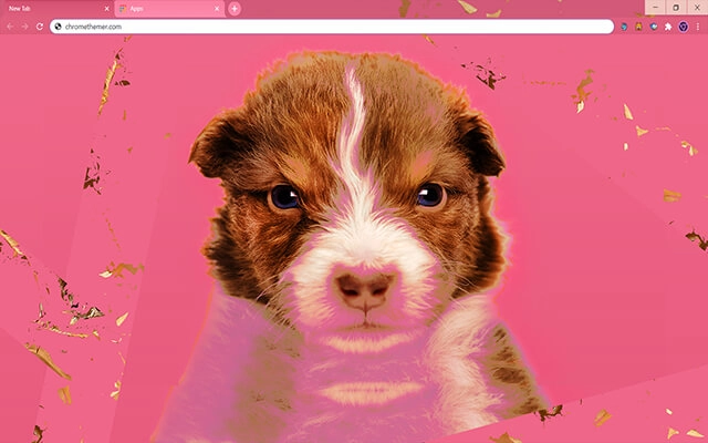 Cute Puppy Chrome theme preview 1