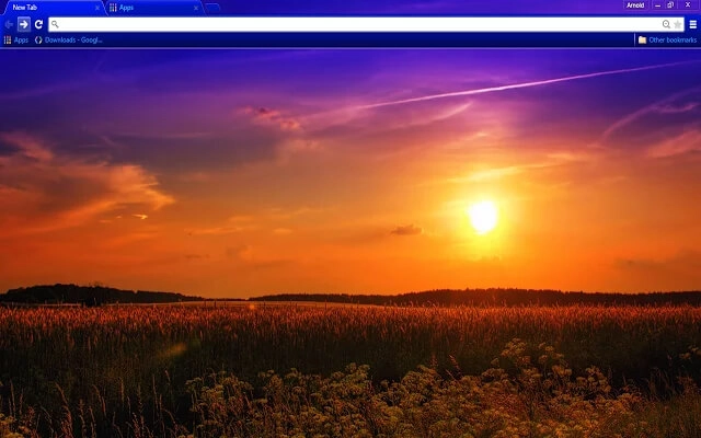 Dawn Chrome theme preview 1