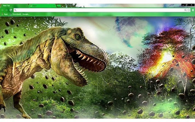 Dinosaur Theme For Google Chrome
