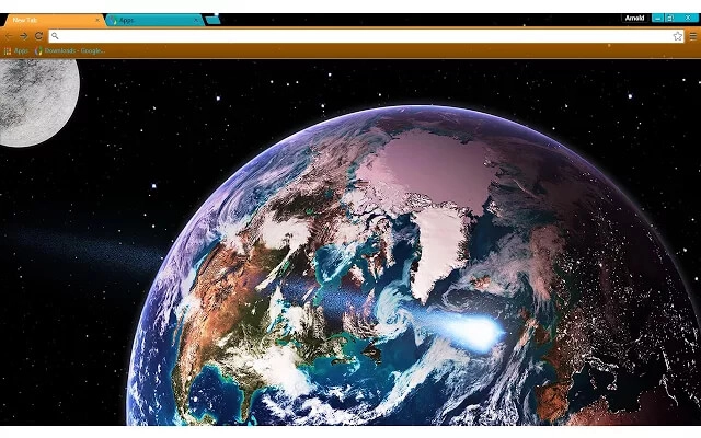 Earth HD Chrome theme preview 1
