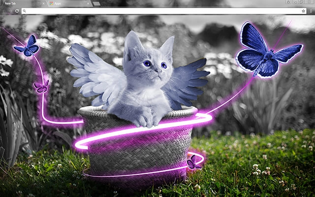 Fairy Kitten Chrome theme preview 1