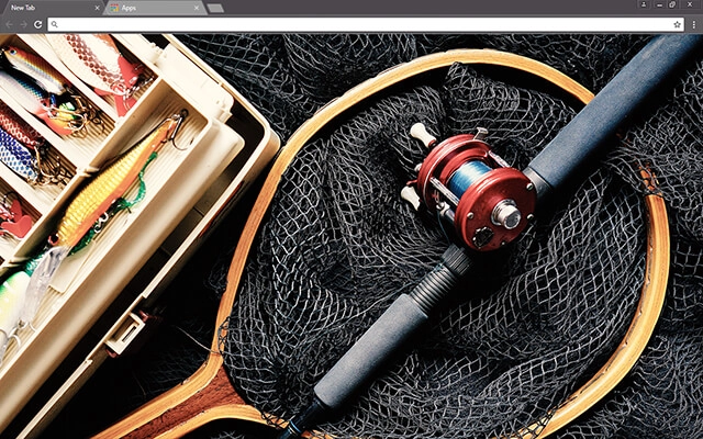 Fishing Chrome theme preview 1