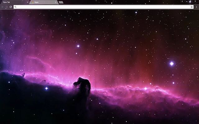 Horsehead Nebula Chrome theme preview 1