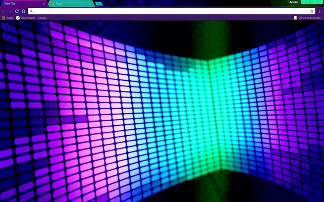 Lights Chrome theme preview 1
