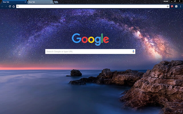 Milky Way Over The Sea preview