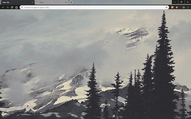 Mountain Fog Chrome theme preview 1