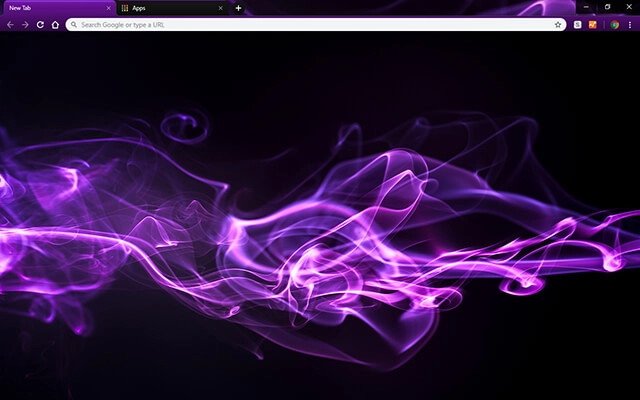 Purple Blaze Chrome theme preview 1