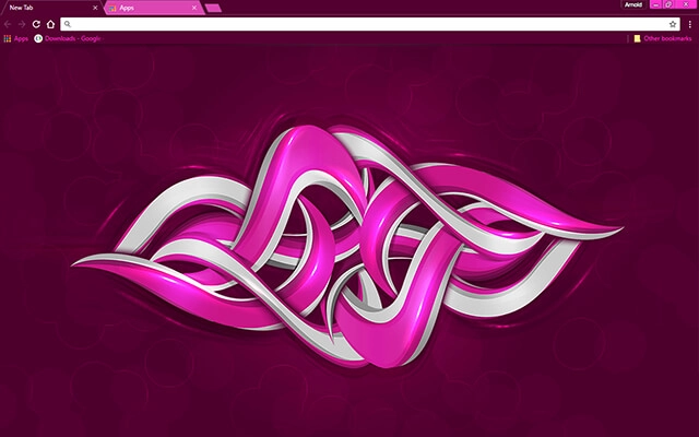 Purple Graffiti Theme For Google Chrome