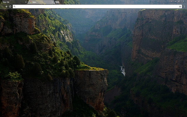 River Mountain Chrome theme preview 1
