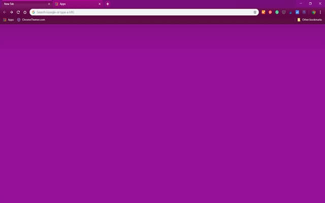 Royal Purple Chrome theme preview 1