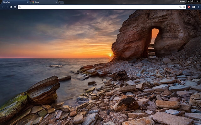 Secret Door Chrome theme preview 1