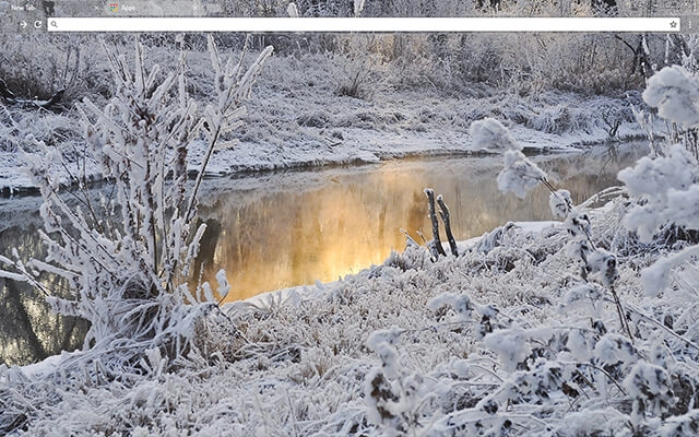 Snowy Creek Theme For Google Chrome