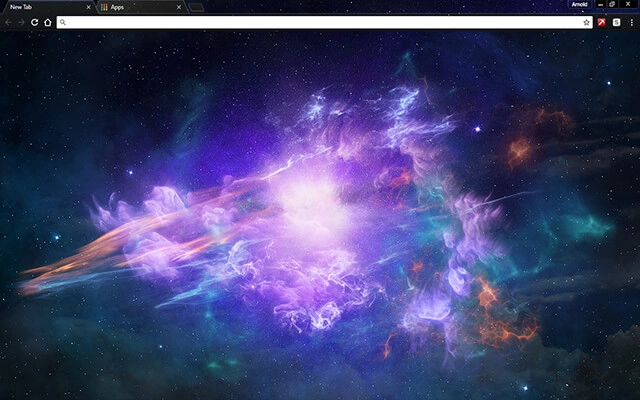 Star Light Theme For Google Chrome