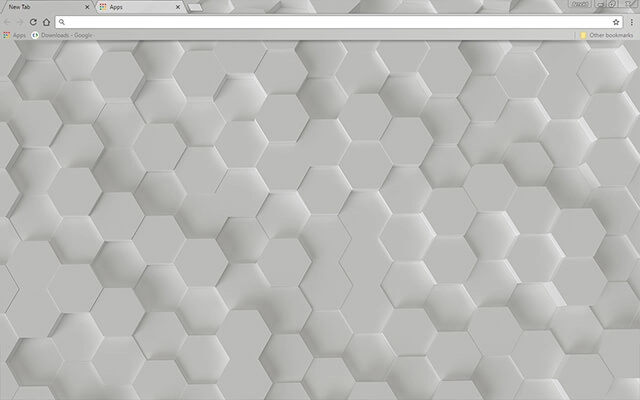 White Hex Theme For Google Chrome