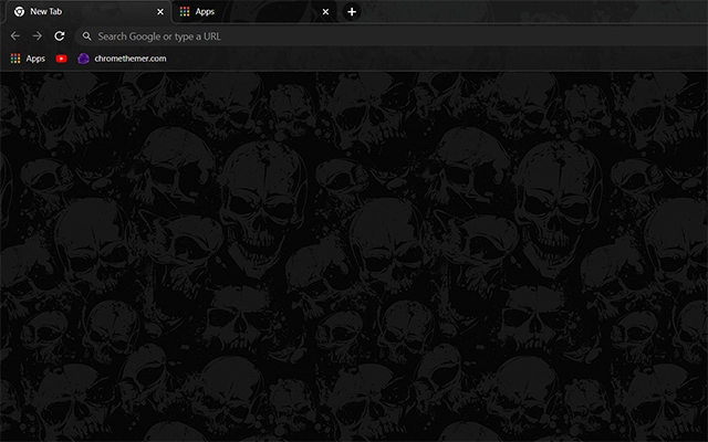 Wicked Skulls Theme For Google Chrome
