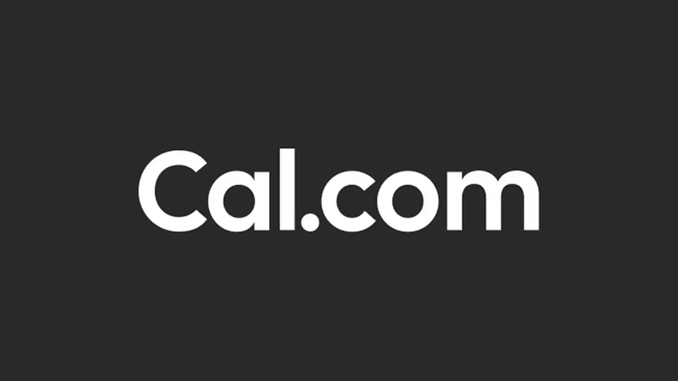 Placeholder image for a Cal.com booking page showing event types, availability, and time slots